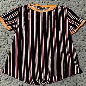 Vintage looking striped t-shirt